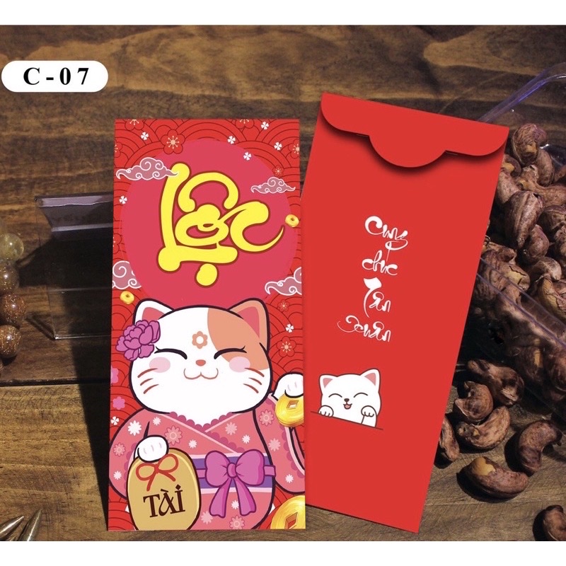 Combo 100 bao lì xì ì Tết 2024  hàng đẹp nhiều mẫu mới , vô cùng xinh xắn và cute