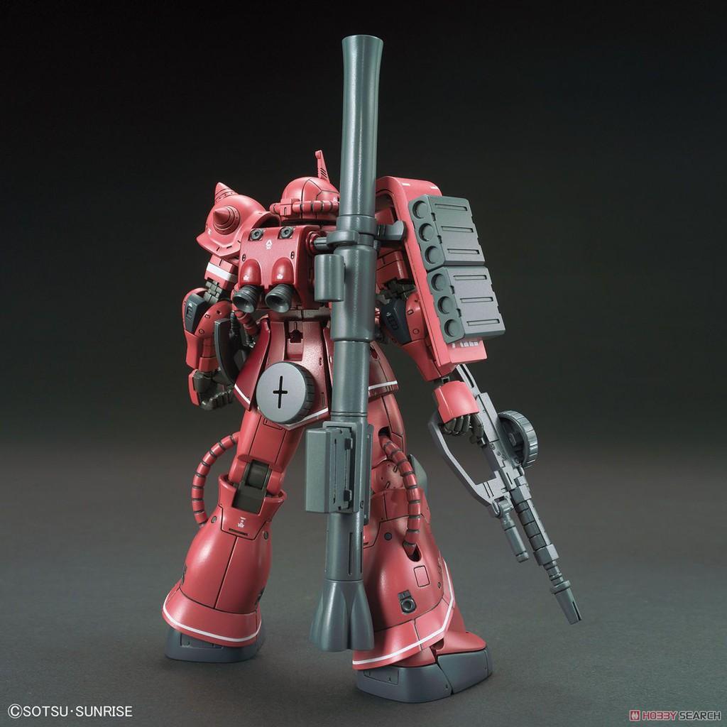 Đồ chơi mô hình lắp ráp HG GTO Zaku II RC Char Aznable Bandai