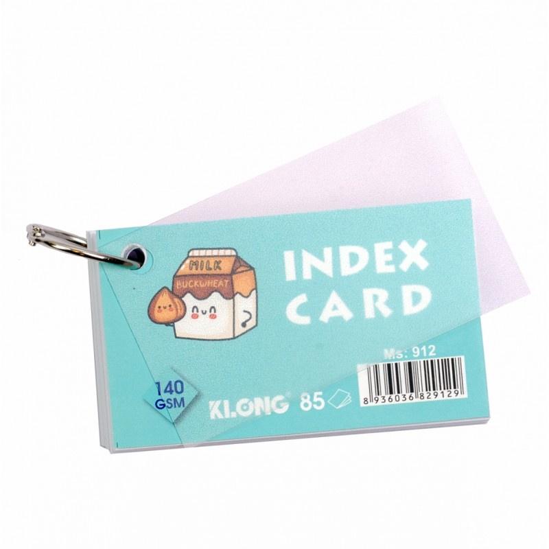 Tập thẻ Index Card A7- 85 tờ 140/92; MS: 912