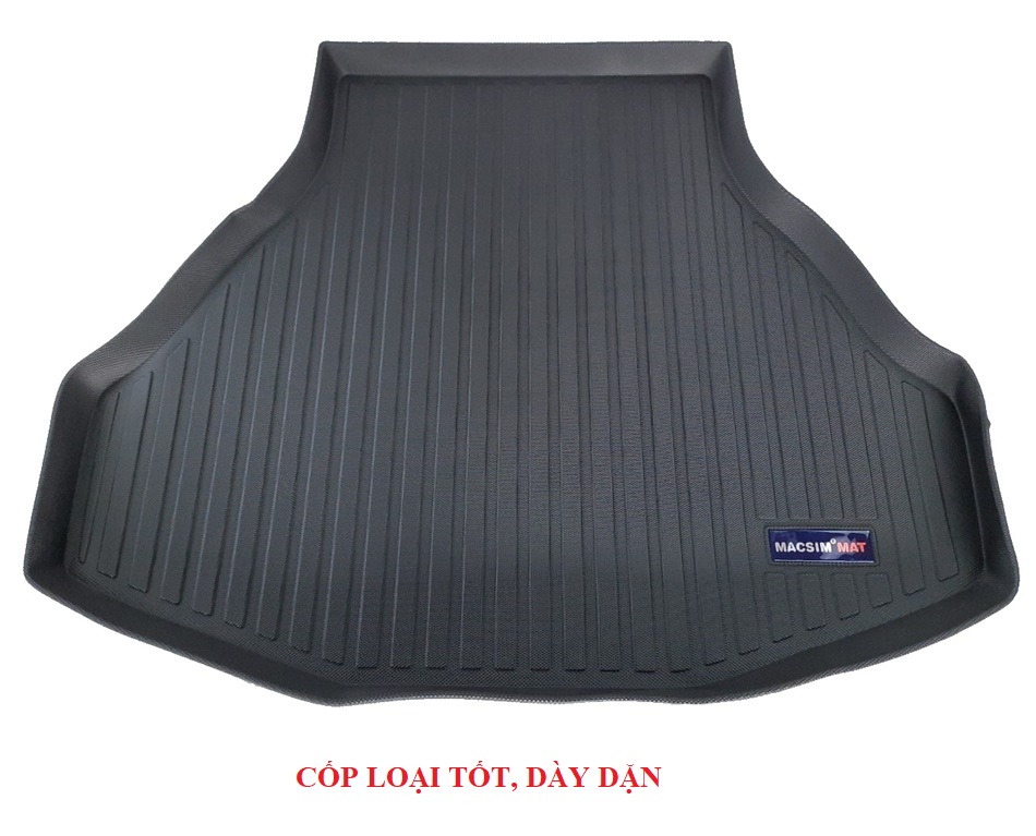Thảm lót cốp qd xe ô tô Honda ACCORD 2013-2017 nhãn hiệu Macsim chất liệu TPV cao cấp màu đen