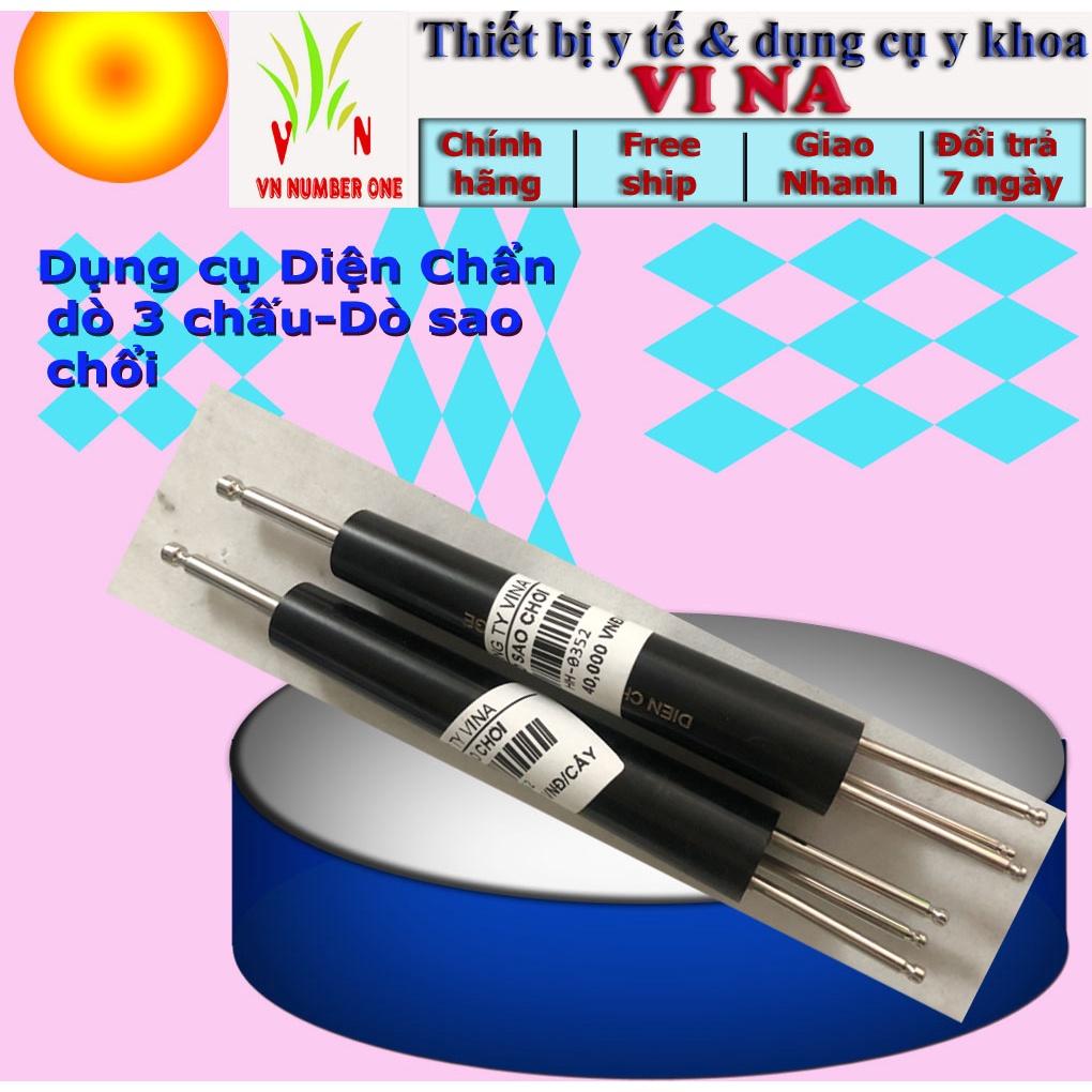 Cây massage mặt (dò sao chổi 3 chấu) dụng cụ diện chẩn