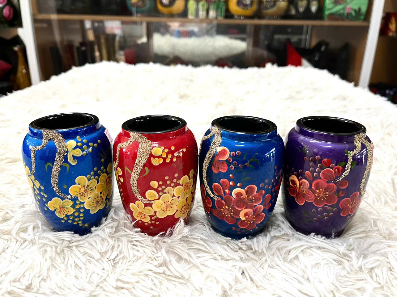 Hủ cắm viết Thanh Bình Lê 10x7 cm hàng xuất khẩu nhiều mẫu mã