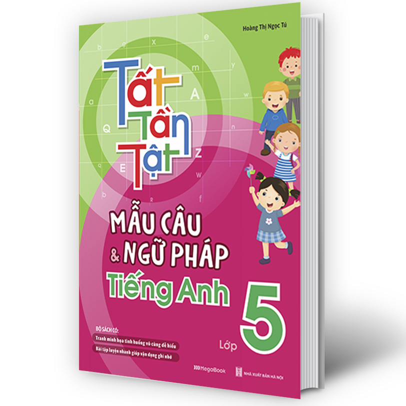 Combo 5 cuốn Tất tần tật mẫu câu và ngữ pháp tiếng Anh 1,2,3,4,5