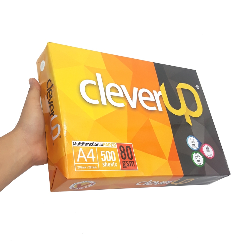 Giấy Photo Clever Up A4 80gsm (500 Tờ)