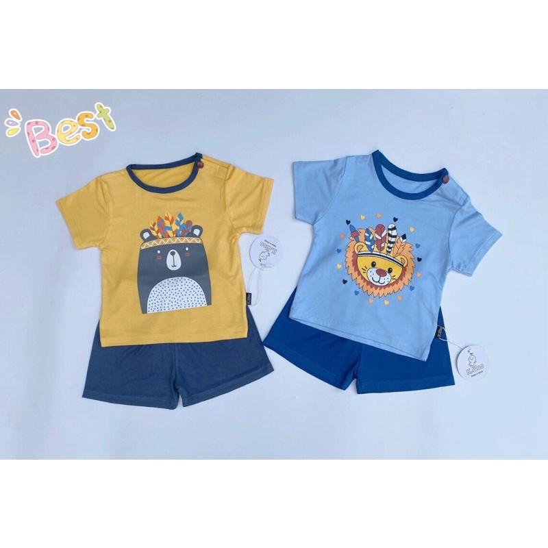 Bộ cộc tay thun lạnh siêu mềm mát cho bé