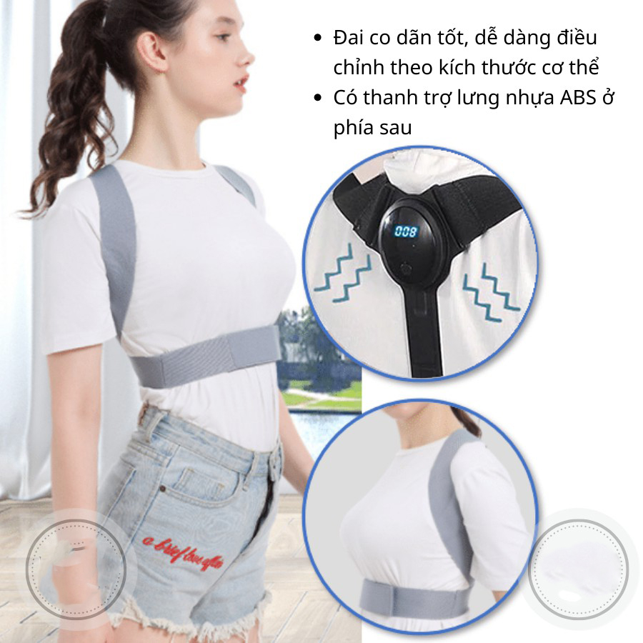 Đai chống gù lưng trẻ em, người lớn chống lưng tôm, cong vẹo cột sống - Nẹp lưng chống vẹo cột sống - thông minh cho trẻ em nam và nữ phù hợp mọi lứa tuổi