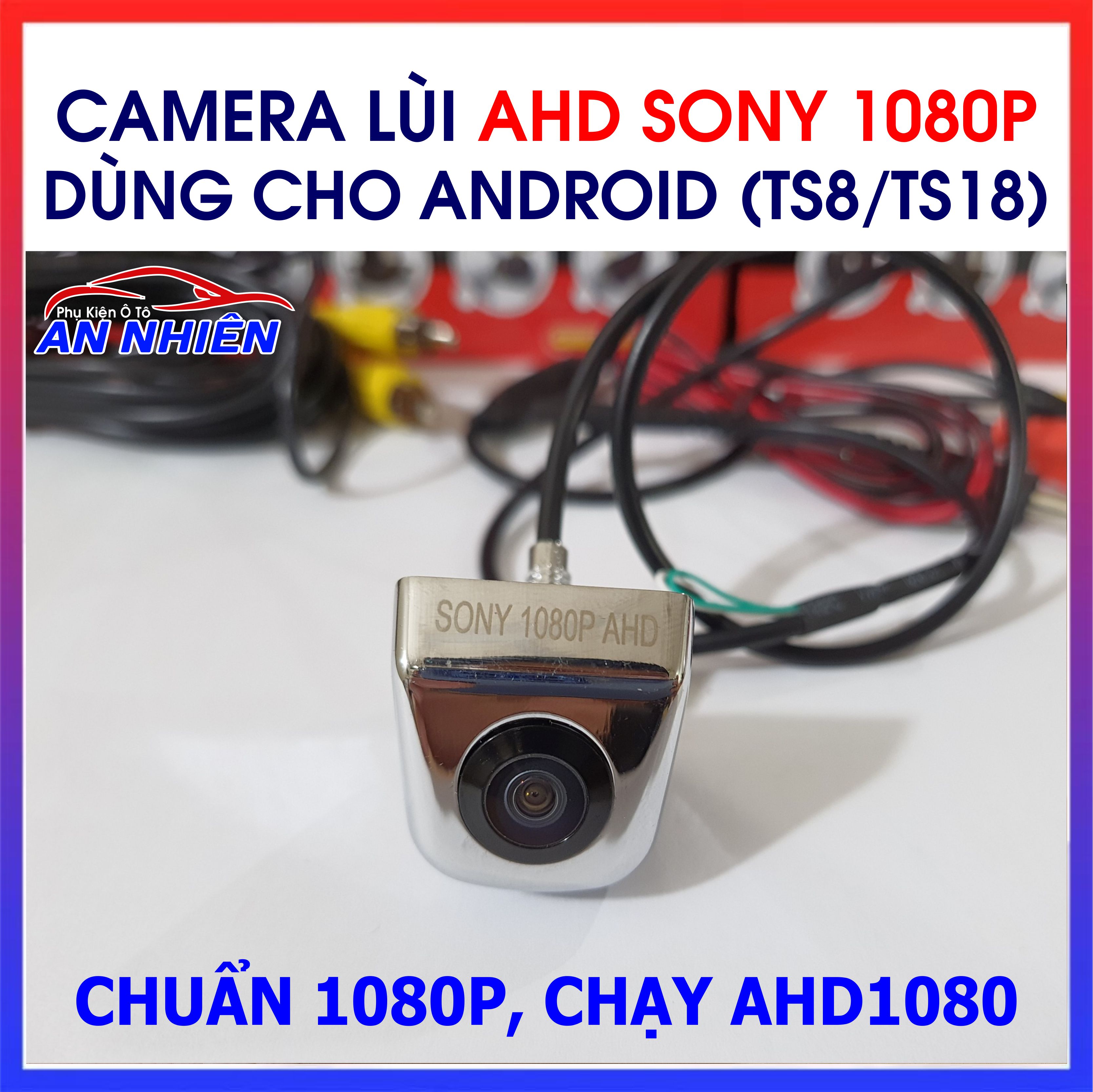 Camera Lùi AHD SONY Chạy Chuẩn 1080P/ 720P Siêu Nét, Góc Siêu Rộng 170 độ Cho Màn Hình DVD Android - Camera De Hồng Ngoại Full HD cho ô tô