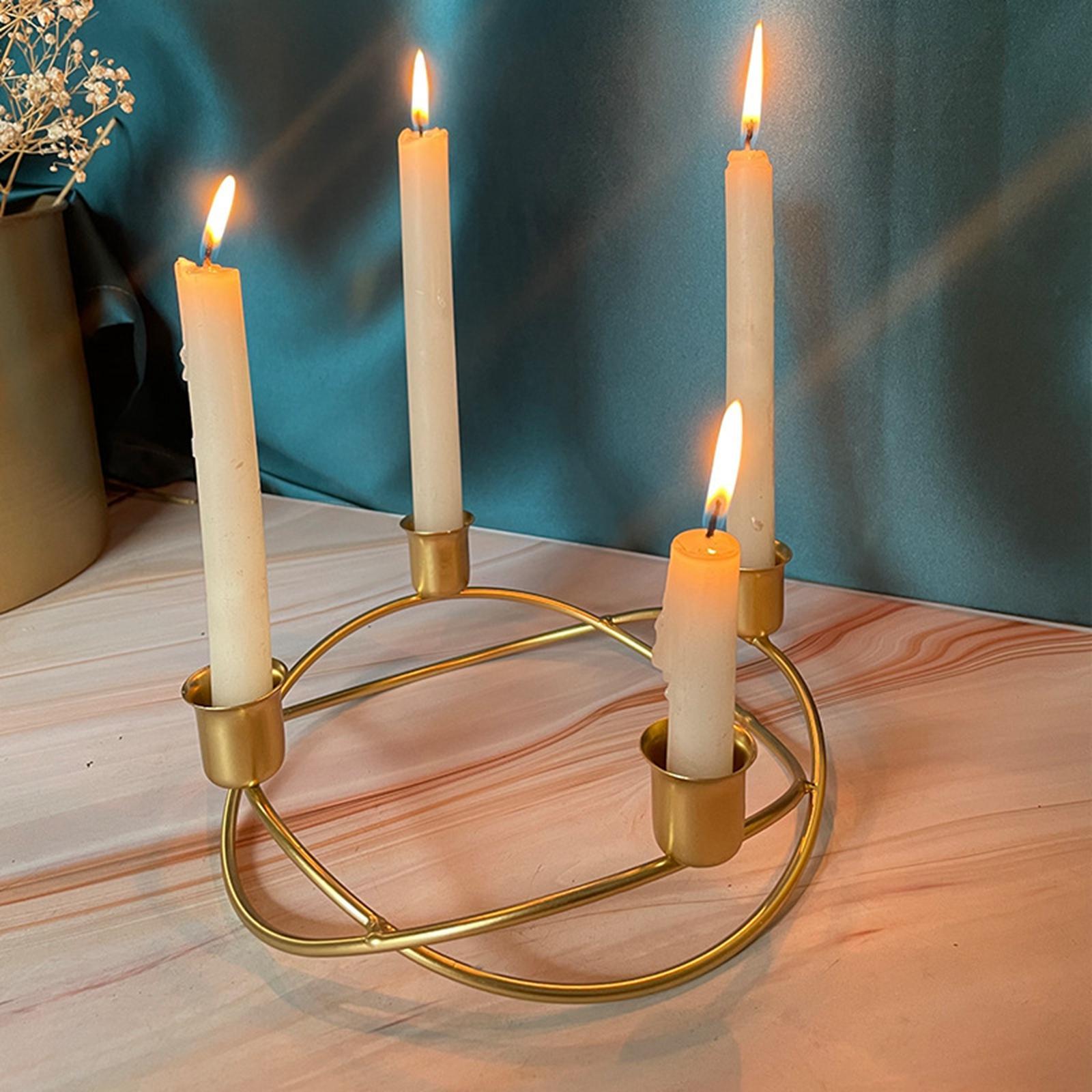Candle Holder Wedding Table Home Home Decor Candle Holder Party Metal Stand Gold