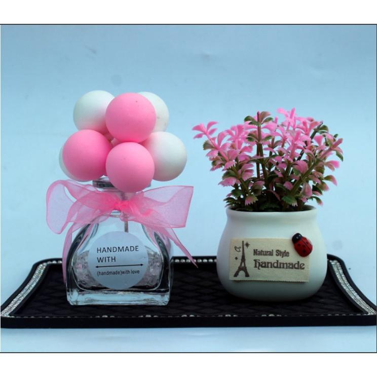 Set bình bông/ bình bóng trang trí taplo ô tô- Hoàng Đông shop