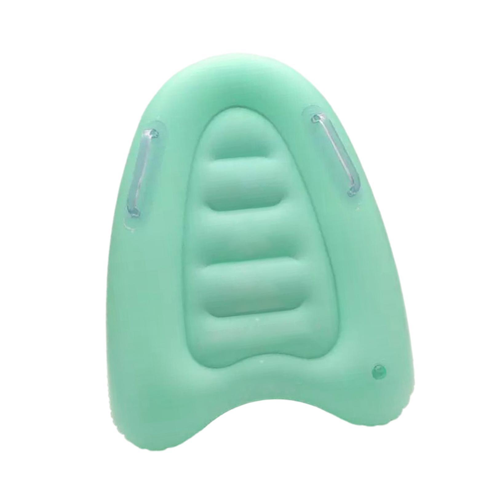 Surf Body Board Portable Float with Handles Inflatable Surfboard