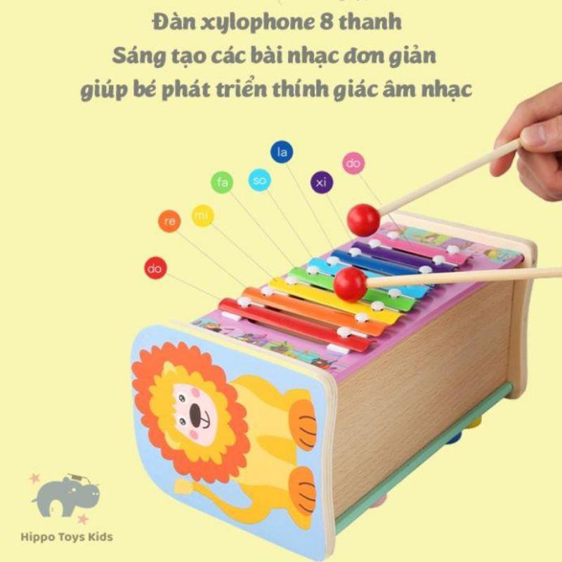 Đồ chơi trẻ em đập chuột kèm đàn đa năng 3in1.