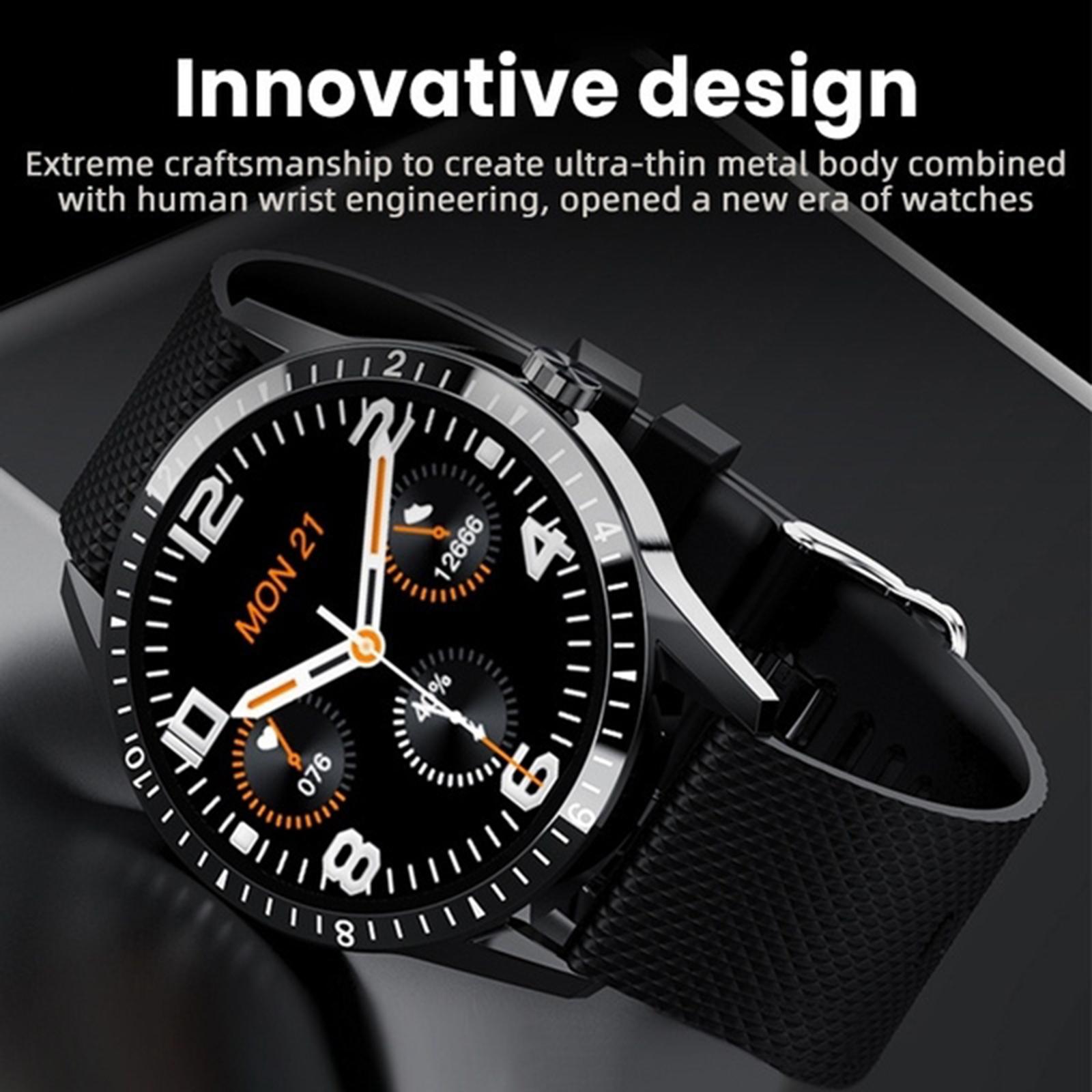 Fashion Business Music Sports Smartwatch Waterproof Bluetooth Call Fitness Tracker,Long Battery