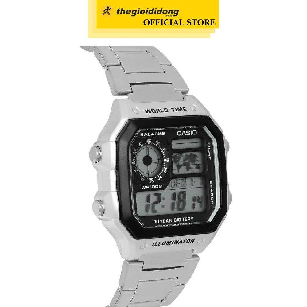 Đồng hồ CASIO 45 x 42.1 mm Nam AE-1200WHD-1AVDF - Hàng Chính Hãng