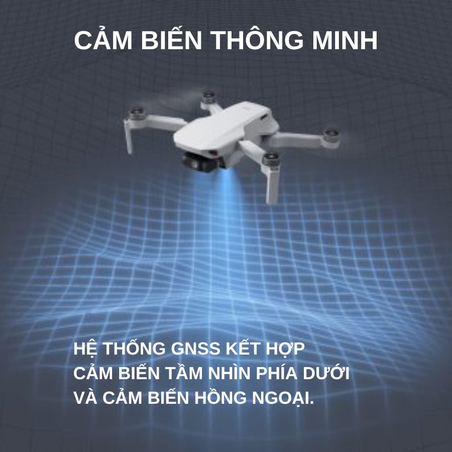 Combo Flycam DJI Mavic Mini 2 SE - Máy bay flycam thế hệ mới gimbal 3 trục, bay 10km thời gian bay 31 phút bản nâng cấp - Hàng nhập khẩu