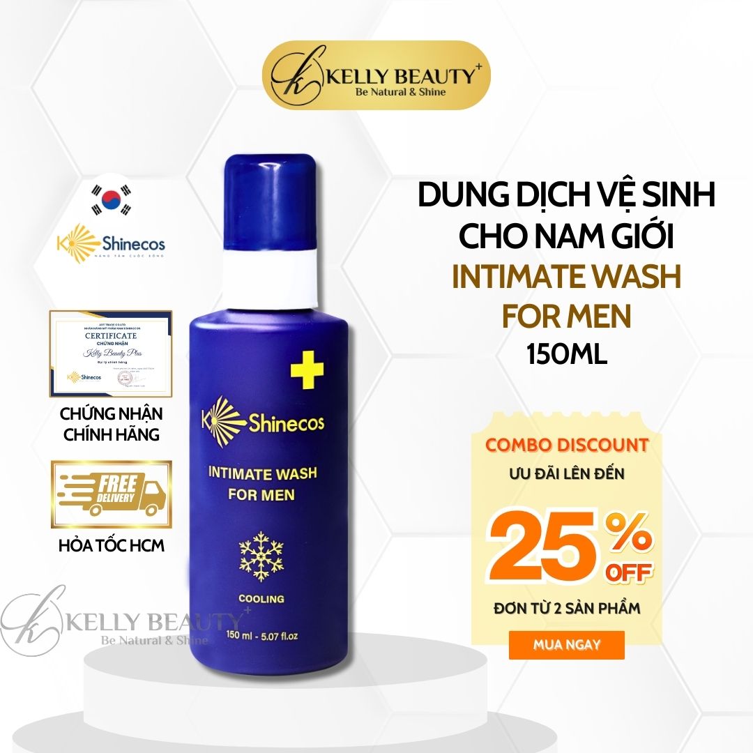 Dung Dịch Vệ Sinh Cho Nam KShinecos Intimate Wash For Men | Kelly Beauty