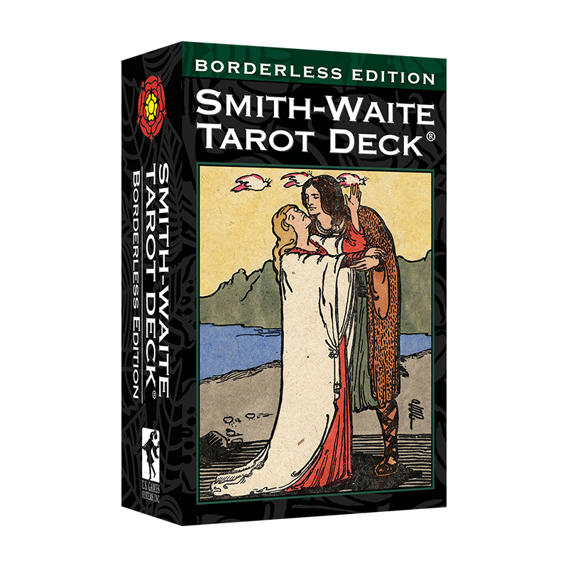 Combo Bộ Bài Bói Smith Waite Tarot – Borderless Edition Cao Cấp và Khăn Trải Bàn Tarot