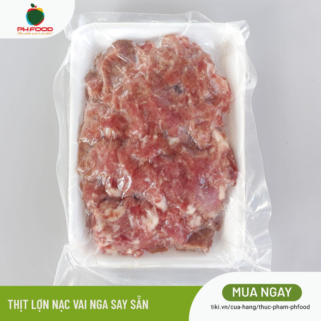 [Chỉ giao HN] - Thịt Lợn Nạc Vai Nga Say Sẵn - 1Kg - Hút Chân Không