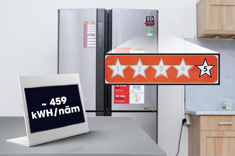 Tủ Lạnh Sharp Inverter 556L SJ-FX631V-SL