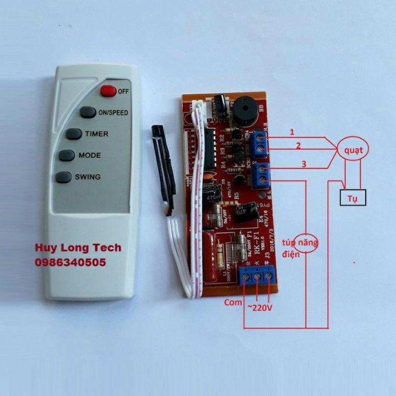 Điều khiển quạt từ xa. Biến quạt thông thường thành quạt điều khiển từ xa •Dùng cho:Quạt bàn, Quạt tường, Quạt cây, Quạ