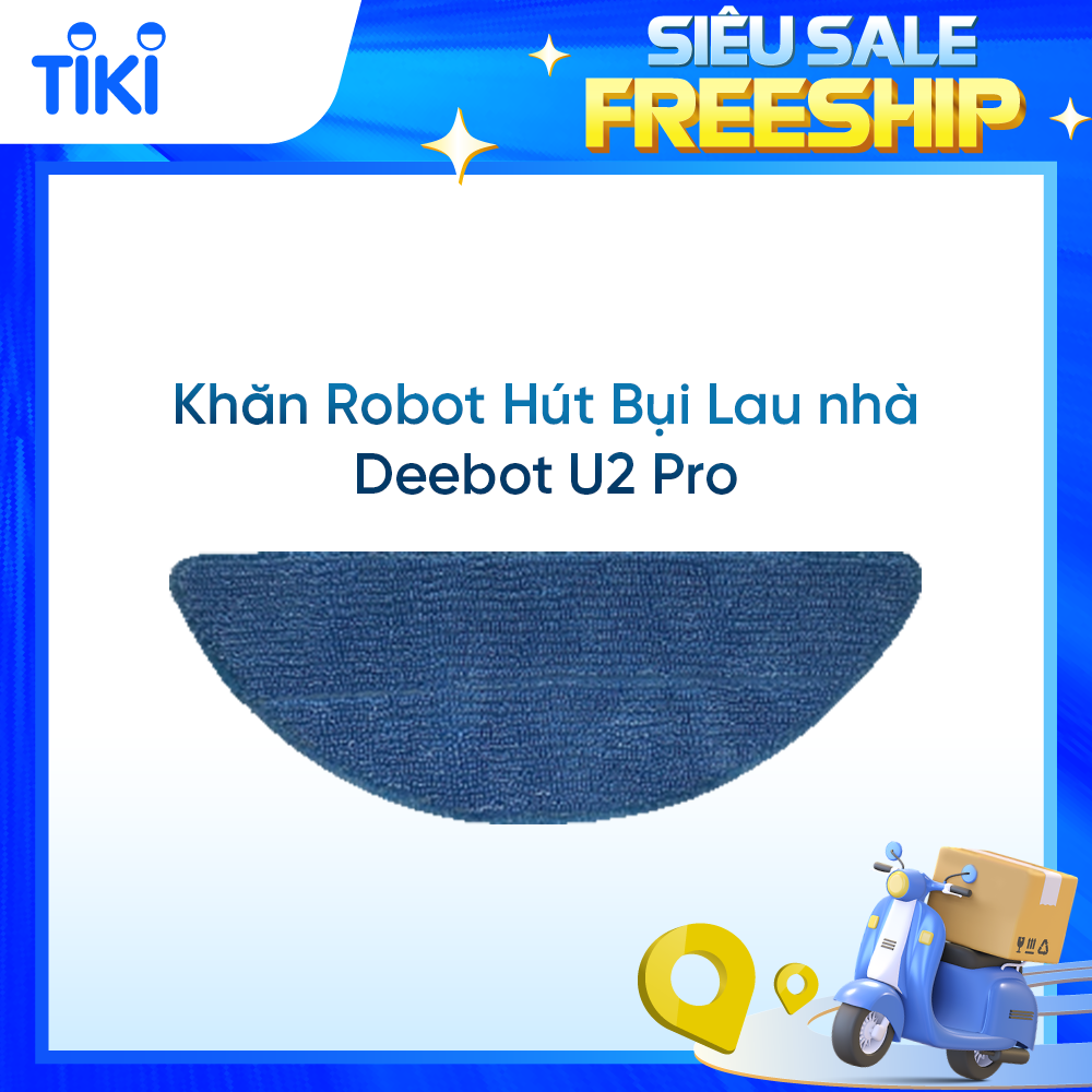 Khăn Deebot Robot Hút Bụi Lau nhà Deebot U2 Pro (1 cái ) - Hàng Chính Hãng