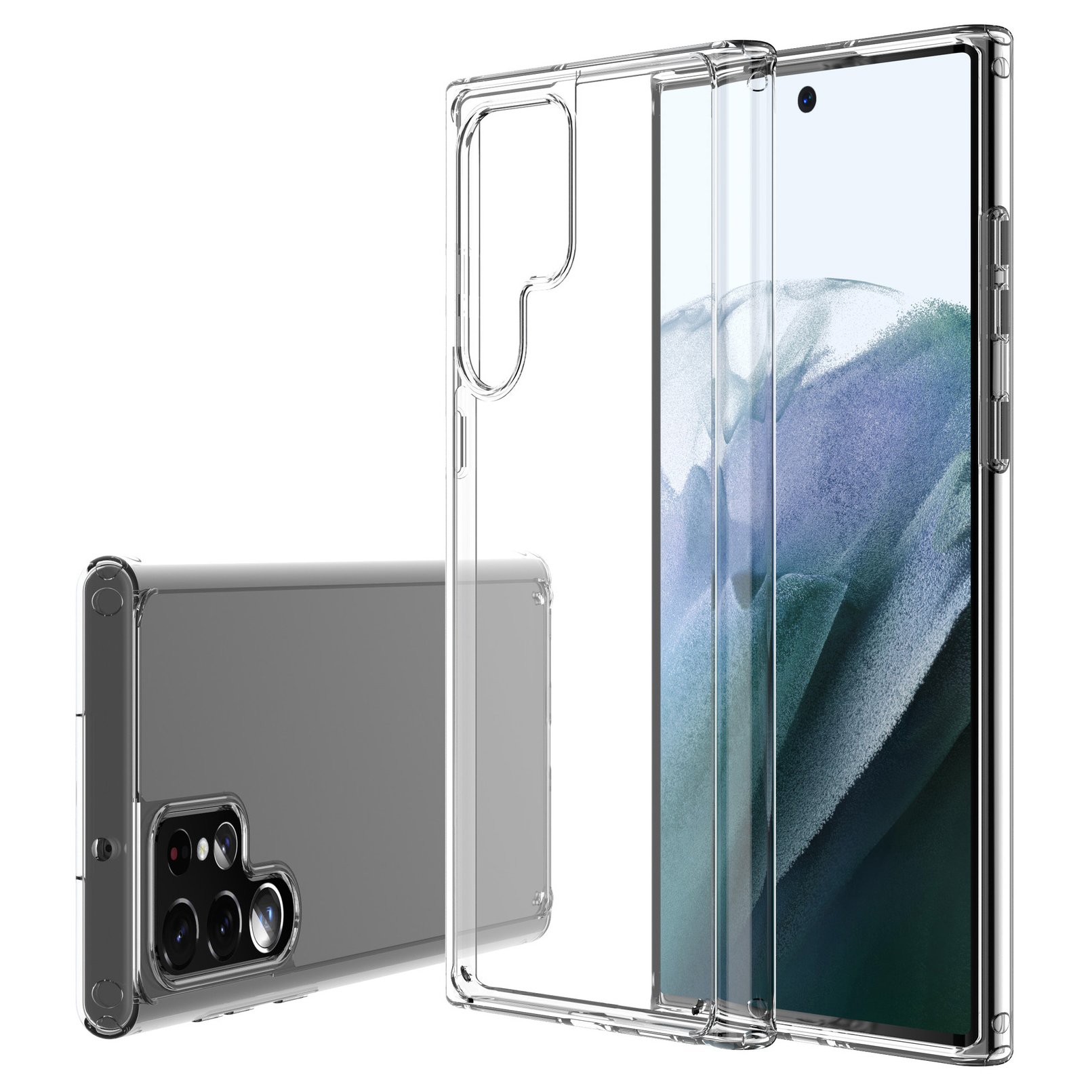 Ốp Lưng Trong Suốt Crystal Clear cho Samsung Galaxy S22 / Galaxy S22 Plus / Galaxy S22 Ultra