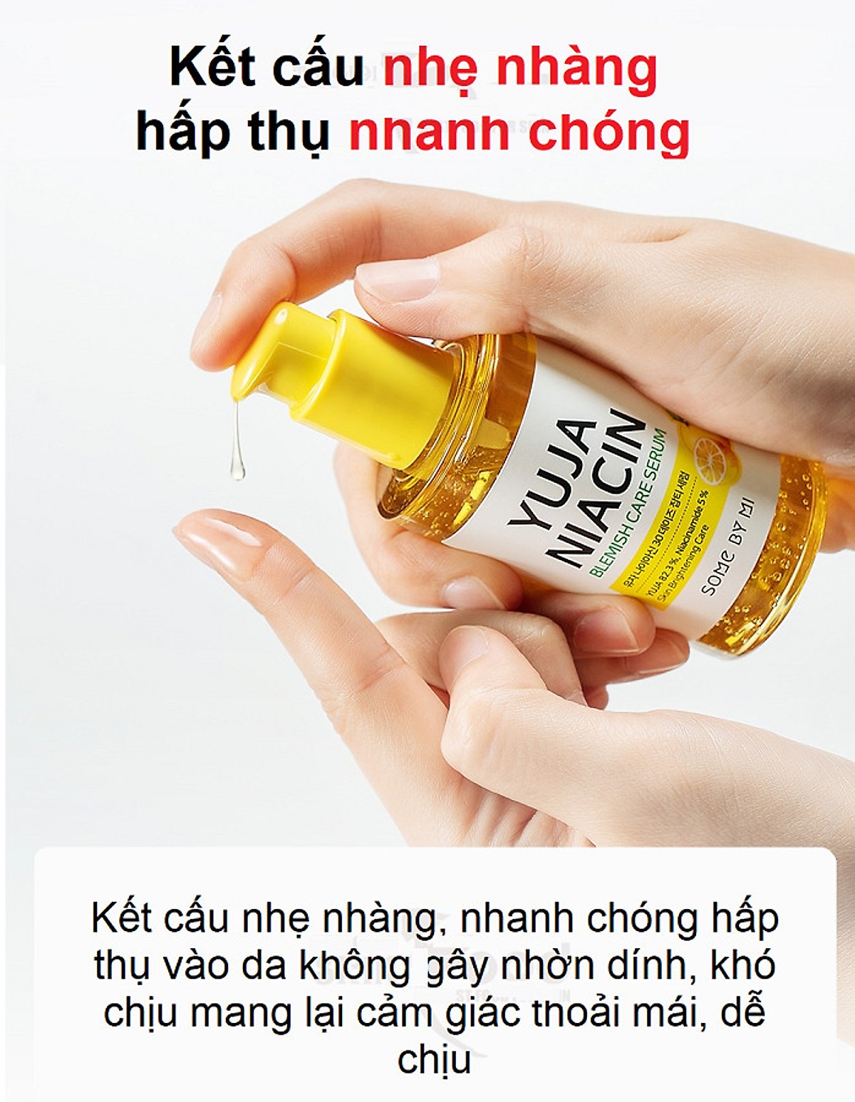 Tinh Chất Dưỡng Trắng Da Chiết Xuất Quả Thanh Yên Some By Mi Yuja Niacin 30 Days Blemish Care Serum 50ml + Tặng Kèm 1 Băng Đô Tai Mèo Xinh Xắn ( Màu Ngẫu Nhiên)