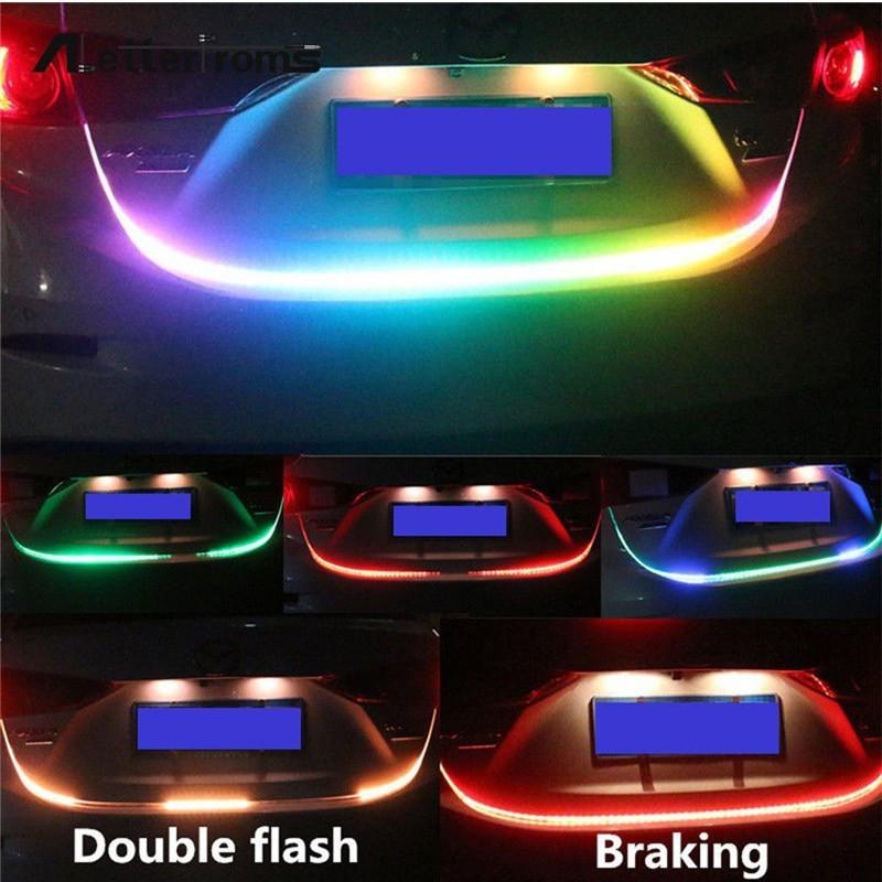 Dây led chạy AUDI trang trí sau ô tô dài 1.2m nhiều hiệu ứng + chế độ xi nhan kiểu audi đẳng cấp
