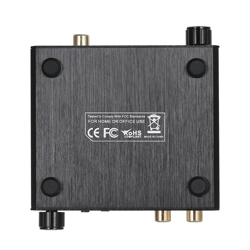 DAC Audio Converter Digital to Analog Audio Converter Support USB Sound Card 192KHz Sampling Rate with Volume Adjustment