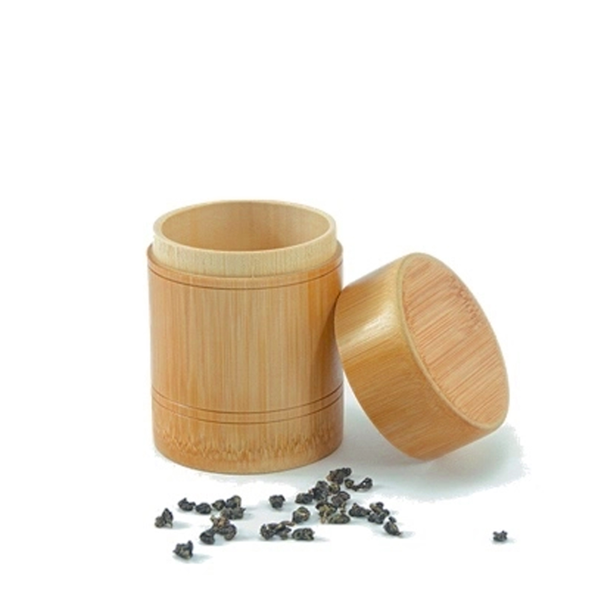 Hộp Đựng Trà Bằng Gỗ Tre Tự Nhiên Thân Trơn , Hộp Trà Gỗ Thân Thiện Môi Trường
