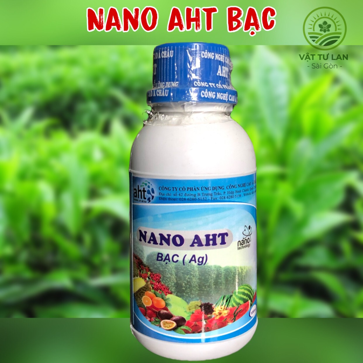 Vi lượng Nano Bạc AHT - Chai 100ml