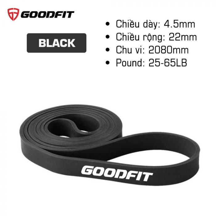 Dây kháng lực cao su đàn hồi, dây tập mông Miniband GoodFit GF913MB