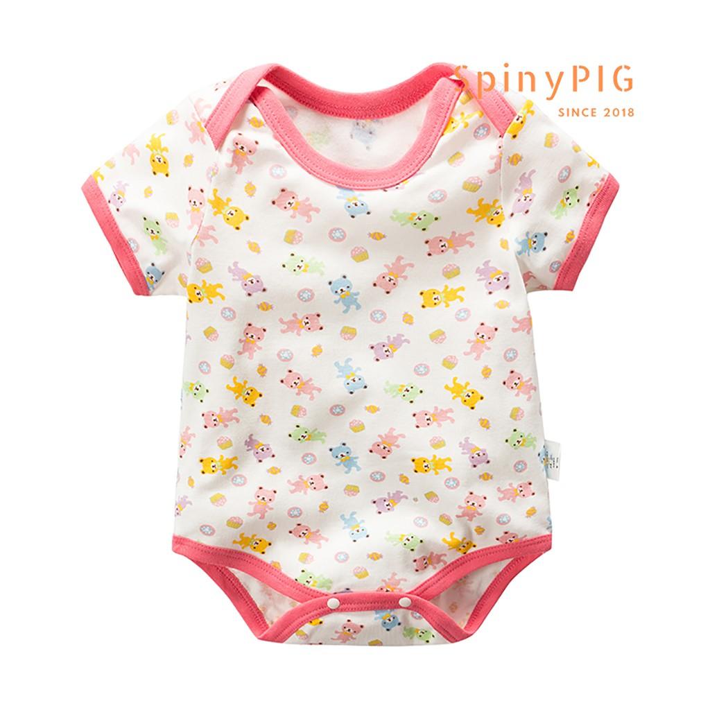 Bộ body sơ sinh 0-2 tuổi xuất Nhật 100% cotton cực đẹp cộc tay cho bé trai và bé gái siêu đáng yêu