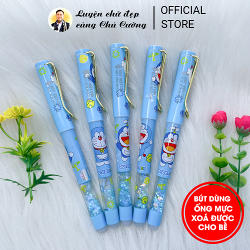 Bút Mực Xoá Được | Bút Mực chuyên dùng ống Mực Xoá | Bút Việt C88 mẫu Doremon