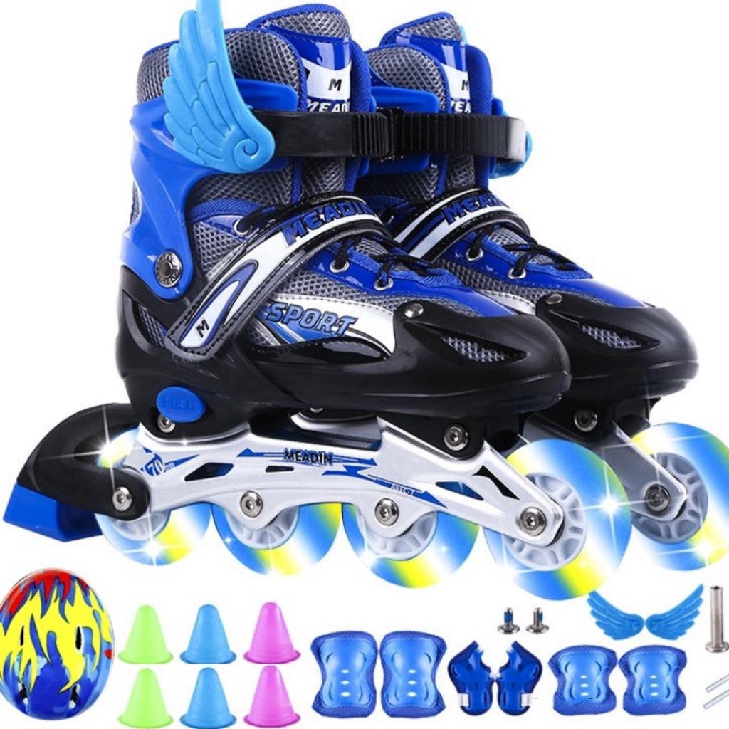 Rẻ Nhất Thị Trường Giày Trượt Patin Phát Sáng Sport Trẻ Em - Batin Người Lớn QF Thế Hệ Mới