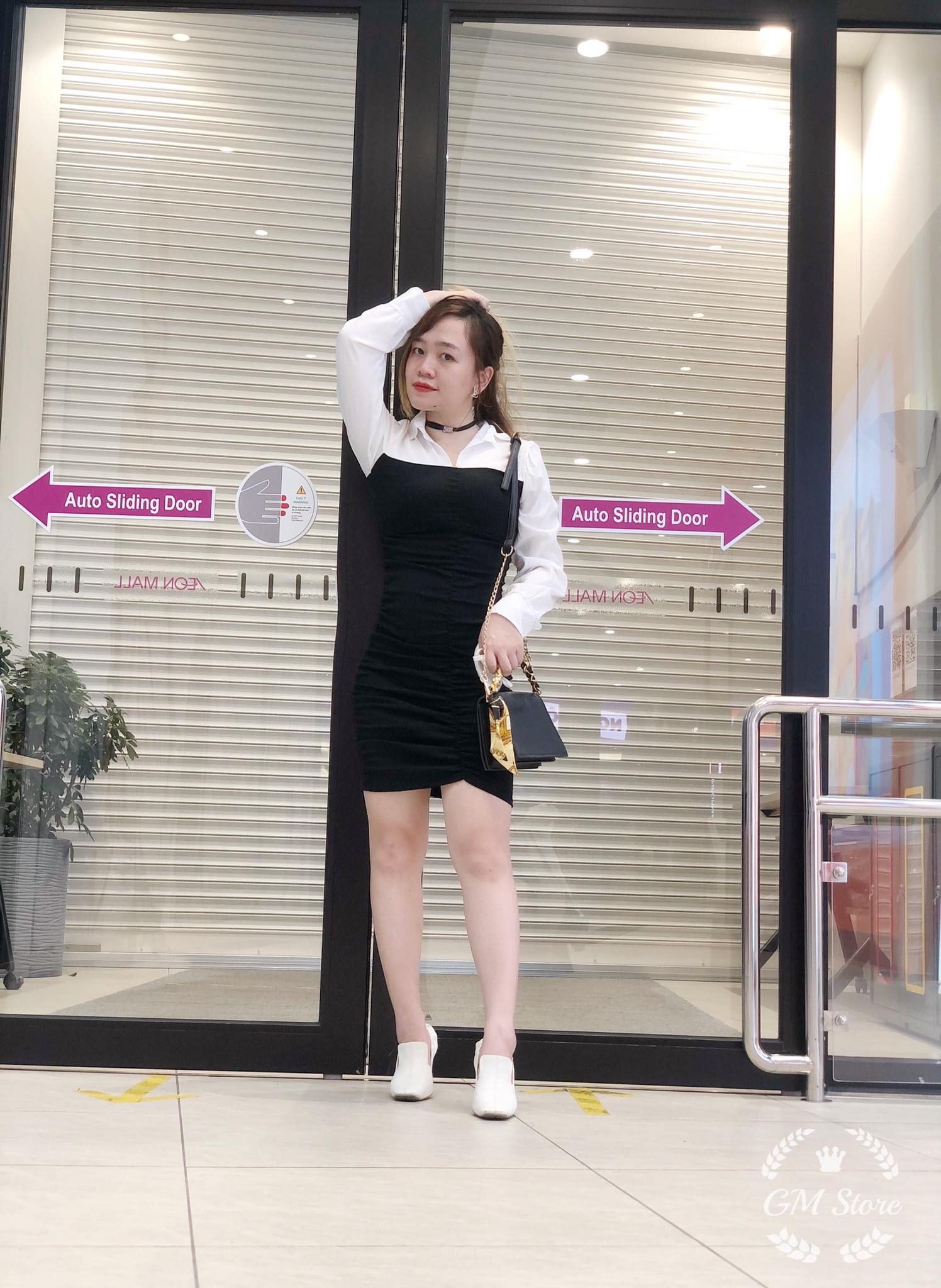 Dầm liền kèm cổ sơ mi