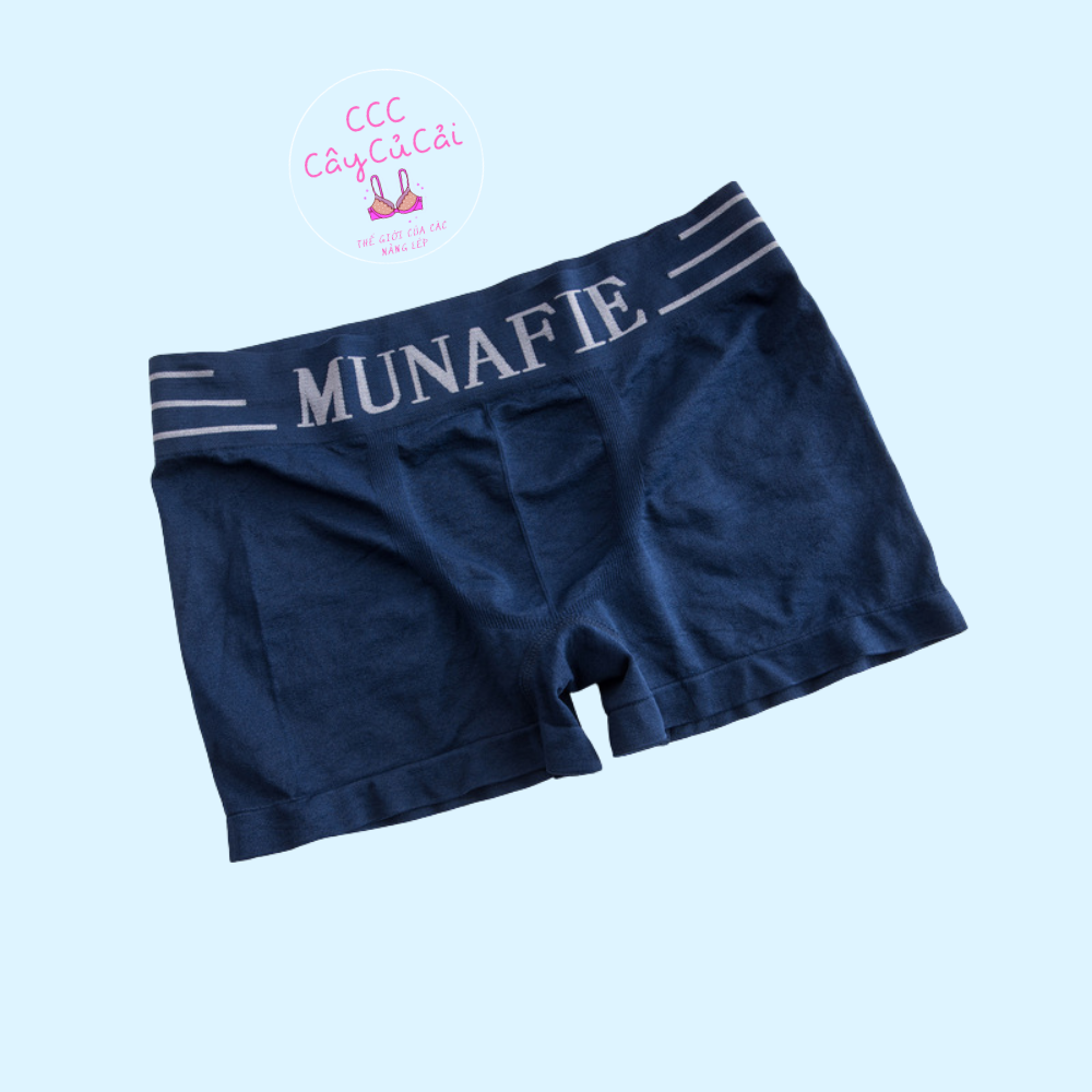 Quần sịp xì đùi nam cao cấp quần lót nam boxer Munafie đùi co giãn 4 chiều CCC090