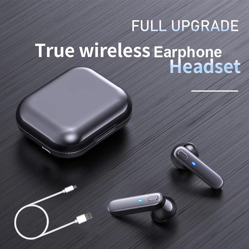 R20 TWS Tai Nghe Chụp Tai Bluetooth-Tương Thích Không Dây Tai Nghe Bass Sâu Tai Nghe Nhét Tai Thật Không Dây Âm Thanh Stereo Tai Nghe Có Mic Thể Thao Tai Nghe Chụp Tai