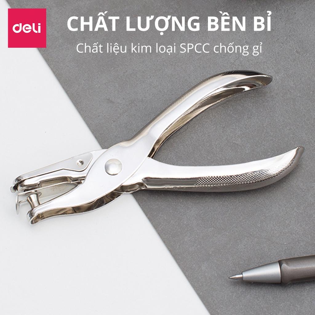 Kìm Bấm Đục Lỗ Giấy Refill Dụng Cụ Bấm Lỗ Giấy Làm Sổ Còng Cầm Tay Tiện Lợi - E0114