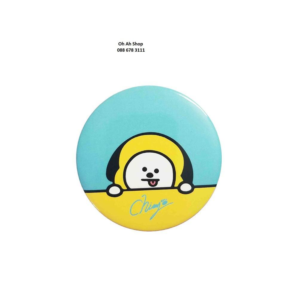 Gương BT21 cực dễ thương Pfull hộp