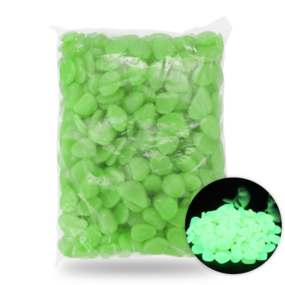 Gói 500 viên đá phát sáng trang trí hồ cá, lối đi sân vườn