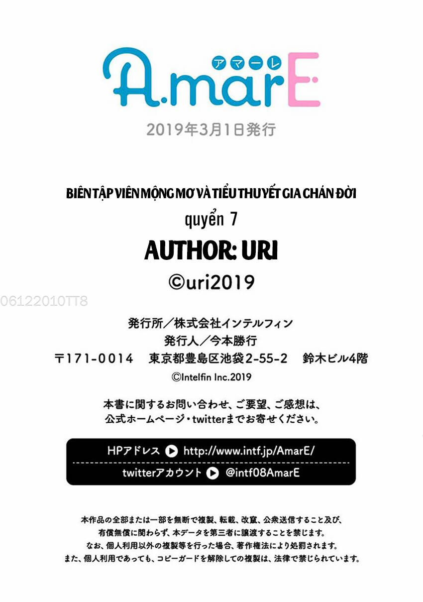 biên tập viên mộng mơ và tiểu thuyết gia chán đời chapter 7 35