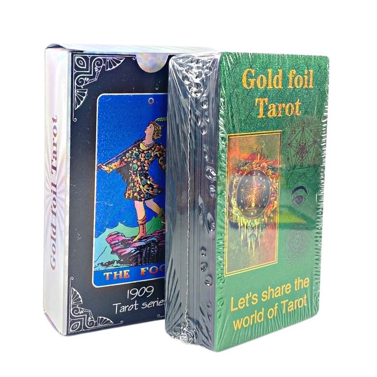 Bộ Bài The Fool 1909 Series Tarot Phiên Bản Cao Cấp,Thẻ Nhựa, Hộp Nhựa