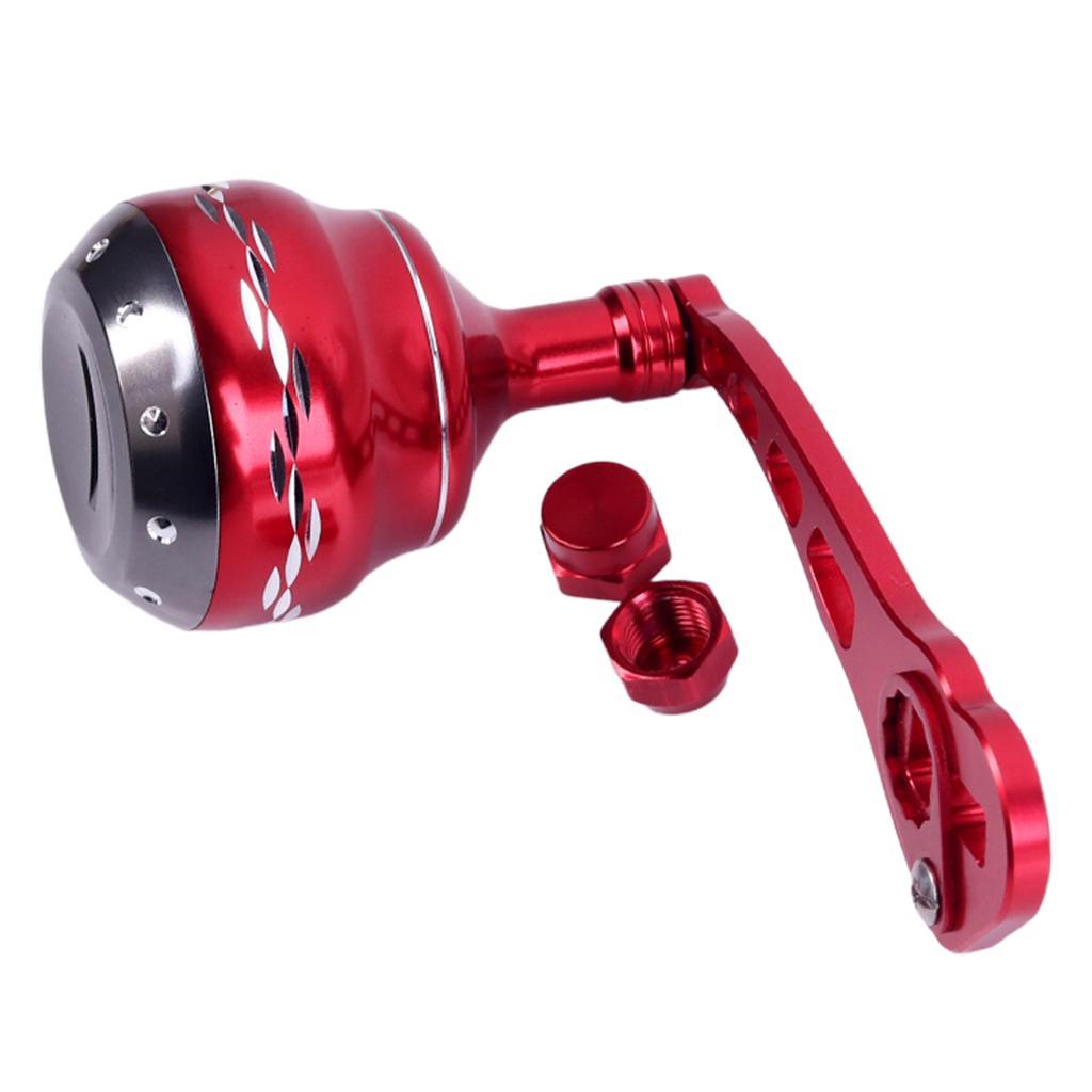 CNC Aluminum Alloy Single Fishing Reel Handle Knob Reel Replacement Handle Grip