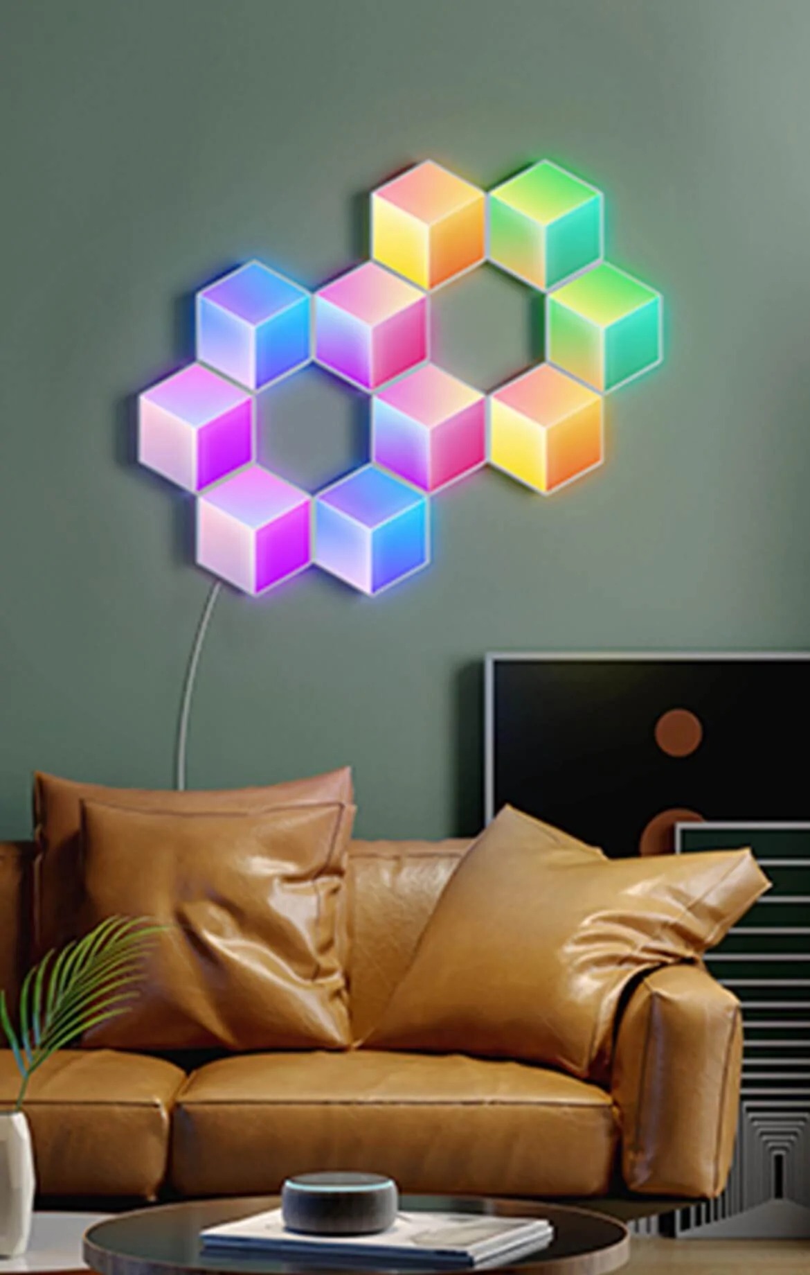 Đèn LED lục giác Govee Glide Hexa Pro LED Light Panels H6066 | Thiết kế độc đáo, hiện đại, thông minh