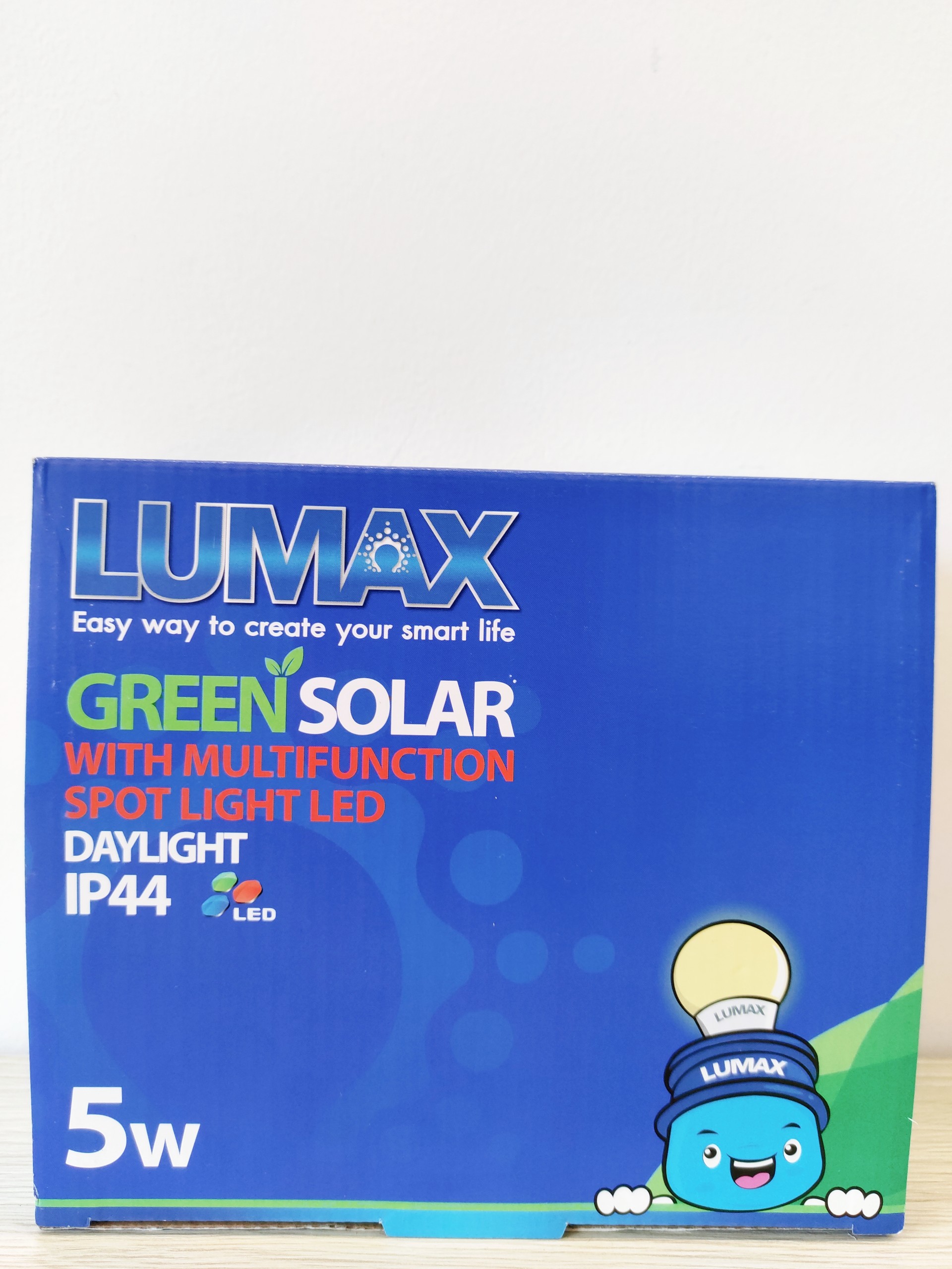 ĐÈN PHA NĂNG LƯỢNG MẶT TRỜI, LUMAX#EWM5W, CẢM BIẾN, XX THÁI LAN