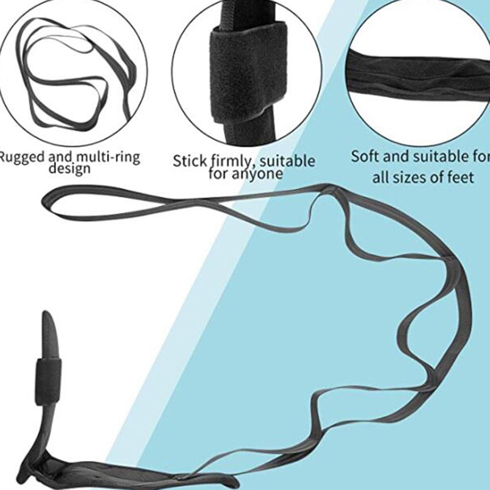 Stretch Strap & Foot Stretcher Set for Plantar Fasciitis Pilates Gymnastics