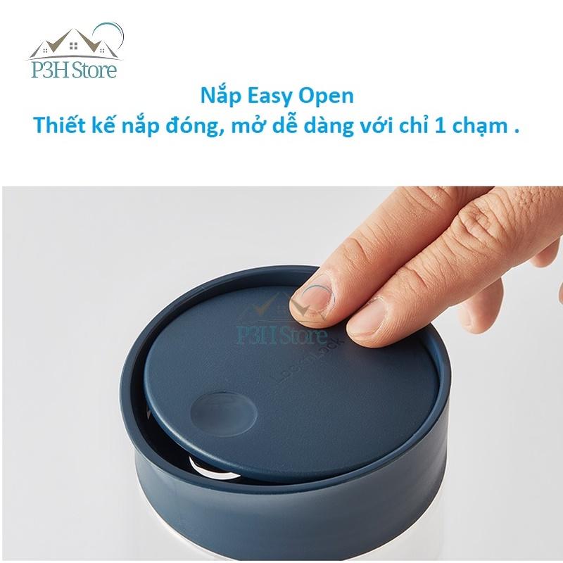 Bình nước Lock&amp;Lock Easy Open với nắp thiết kế mở bằng 1 chạm dung tích 1.2L HAP813N 1.5L HAP814N