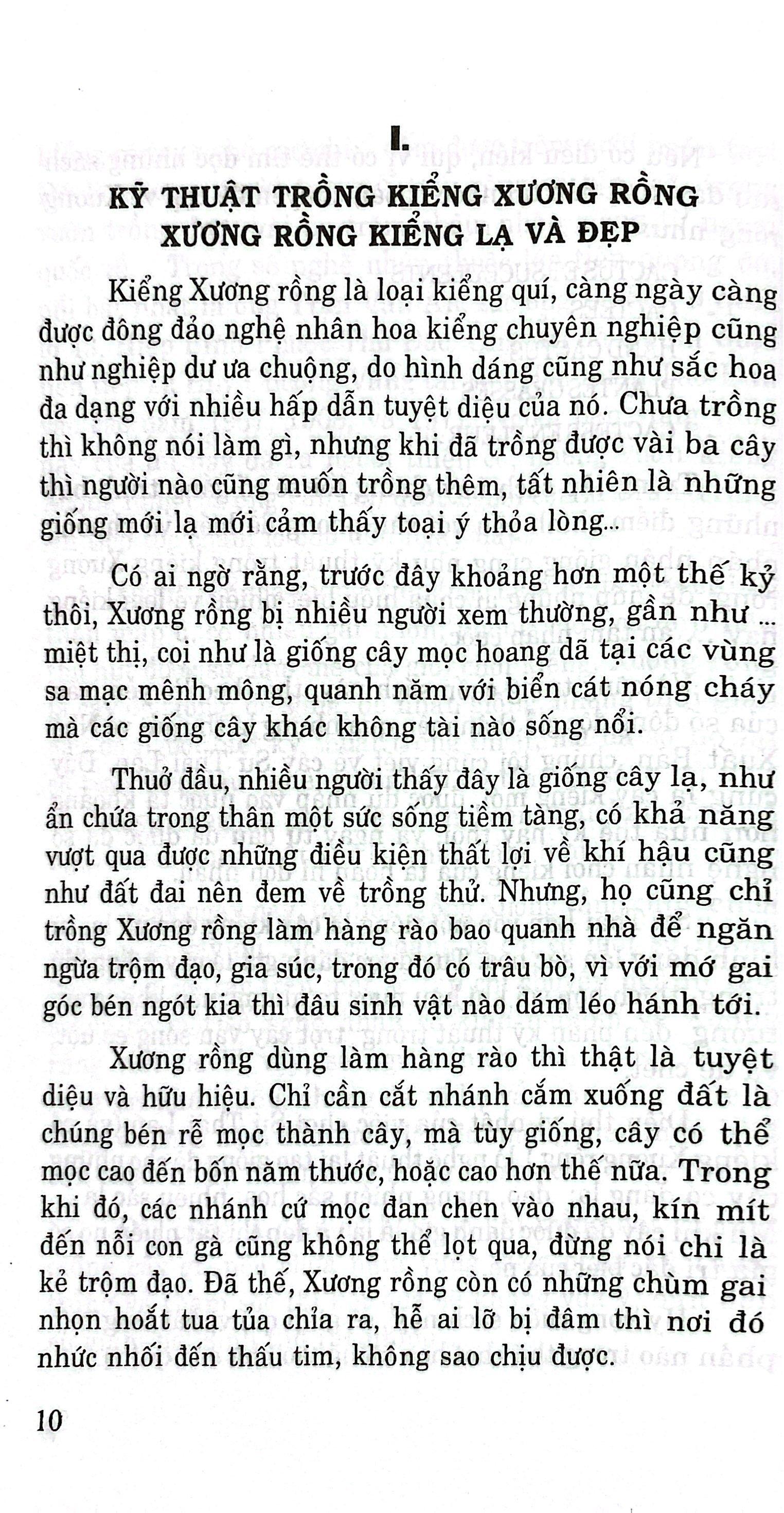 Sách - Kỹ Thuật Trồng Và Kinh Doanh Kiểng - Xương Rồng - Xương Rồng Bát Tiên - Sứ Thái Lan (Tái Bản 2025)