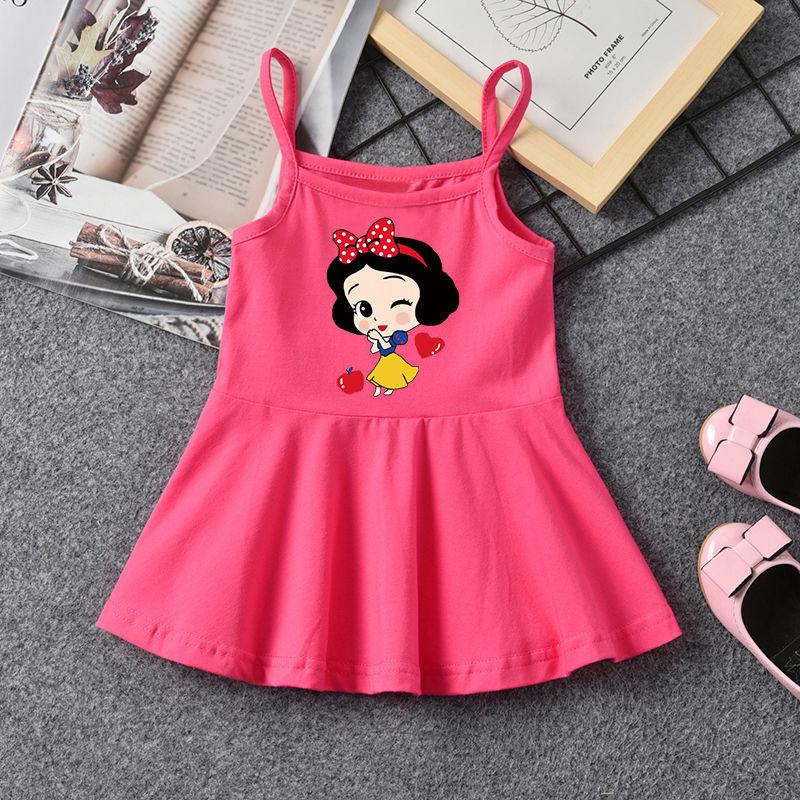 CHENGRUI Cô gái mùa hè váy trẻ em nhỏ treo váy mùa hè phong cách phương Tây bé vest đầm