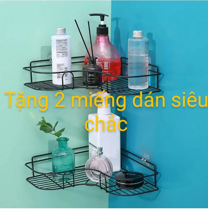 KỆ GÓC TAM GIÁC DÁN TƯỜNG BẰNG THÉP KHÔNG RỈ SIÊU CHẮC